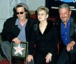 Christi Dembrowski's parents and brother Johnny Depp